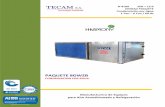 TECAM S.A. R-410A EER = 13refriperu.com.pe/wp-content/uploads/2018/04/TECAM-ENFRIA-POR-AGUA-1.pdf · de Ingeniería de LAU Industries, Inc*. Las pruebas de rendimiento del flujo de