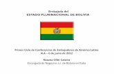 Estado Plurinacional de Bolivia Logros en Comercio ... · GESTION 2011 ESTADO PLURINACIONAL DE BOLIVIA. Se ha consolidado la reversión de saldos deficitarios en balanza comercial,