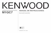 Manual de InStruCCIoneS M1GC7manual.kenwood.com/files/M1GC7_E_01_Spanish.pdfEspañol Información acerca de la eliminación de equipos eléctricos y electrónicos al final de la vida