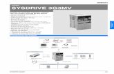 3G3MV SYSDRIVE 204 Convertidores de frecuencia Denominaci£³n de tipo Clase 200 V Clase 400 V Especificaciones