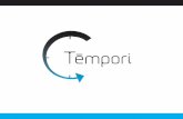 Tempori - WordPress.com · El color negro, por otro lado, forma acordes cromáticos con el azul y juntos inspiran la independencia, la objetividad. SIGNIFICADO del LOGO Tempori Nuestro