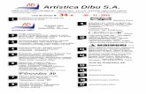 Artística Dibu S.A.artisticadibu.com/downloads/LISTA 34-A.pdf · En caso de pago fuera de termino se cobrara por gastos administrativos mas intereses punitorios el 0,20 diario. Los