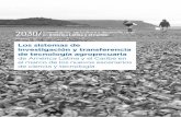 Los sistemas de investigación y transferencia de ... · 2030 / Alimentación, agricultura y desarrollo rural en América Latina y el Caribe 4 En lo que respecta a la agricultura