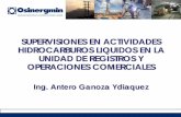 SUPERVISIONES EN ACTIVIDADES HIDROCARBUROS LIQUIDOS … FORO REGIONAL DE... · una Declaración de impacto Ambiental (DIA) aprobada por la autoridad ambiental correspondiente. TRAMITES