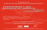 TERRITORIOS Y SUS DESAFÍOS EN AMÉRICAoaice.ucr.ac.cr/archivos/Programa JJA 2012 difusion.pdfdiálogos metodológicos En el marco de las JJA 2012 se inauguran oficialmente los polos