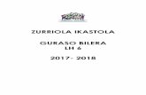 ZURRIOLA IKASTOLA GURASO BILERA LH 6 2017- 2018 6 txostena elebiz17-18.pdf IKT-ak proiektu eta jardueretan