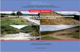 INFORME DE ZONAS CRÍTICAS POR PELIGROS GEOLÓGICOS EN LA · Caídas de rocas y asentamientos en Morococha (Morococha) Las evidencias actuales de agrietamientos, asentamientos, desplazamientos