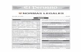 Cuadernillo de Normas Legales...El Peruano NORMAS LEGALES Lima, domingo 24 de marzo de 2013 491457 al señor Jorge Luis Saenz Rabanal, como representante del Ministerio de Agricultura