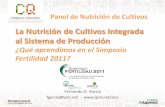 La Nutrición de Cultivos Integrada al Sistema de Producciónlacs.ipni.net/ipniweb/region/lacs.nsf/0... · de las plantas Interacciones ... Deficiencias de micronutrientes en poblaciones