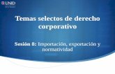 Temas selectos de derecho corporativoDerecho aduanero Es definido por el Dr. Máximo Carvajal Contreras como el “conjunto de normas jurídicas que regulan, por medio de un ente administrativo,