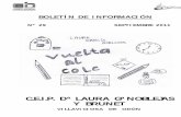 C.E.I.P. Dª LAURA Gª NOBLEJAS Y BRUNET - Comunidad de Madrid · 2011-09-21 · El curso 87/88 se inauguraba el colegio “Dª Laura García Noblejas y Brunet”. El 2011/12 será