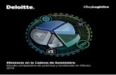 Eficiencia en la Cadena de SuministroEficiencia en la Cadena de Suministro Estudio comparativo de prácticas y tendencias en México Retos e impacto en la cadena de suministro Los