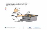 Manual de Capacitación para Manipuladores de Alimentossantafeciudad.gov.ar/.../06/Manual-comprimido_compressed.pdf · 2019-06-14 · El manual está estructurado en cuatro módulos