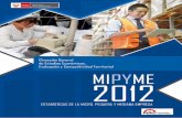 MIPYME 2012 - perucamaras.org.pe · como nivel de venta con tipo de organización empresarial, ventas con número de trabajadores, tipo de organización y actividad económica, entre