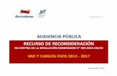 AUDIENCIA PÚBLICA RECURSO DE RECONSIDERACIÓNgart.osinergmin.gob.pe/ProcReg/VAD/VAD2013/Recursos... · RECURSO DE RECONSIDERACIÓN EN CONTRA DE LA RESOLUCIÓN OSINERGMIN N° 203-2013-OS/CD