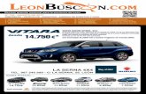 LA SERNA 4X4 - Leonbusconleonbuscon.es/wp-content/uploads/LEONBUSCON-150-agosto-2017-web.pdf · [4][ 5] LA SERNA 4X4 Calle La Serna 26-28 · 24007 LEÓN 629 837 884 - info@laserna4x4.com