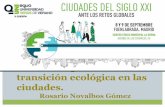 Educación para la transición ecológica en las ciudades.universidadverde.es/wp-content/uploads/2018/09/Novalbos.pdf · Educación para la transición ecológica en las ciudades.