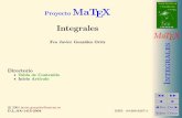 Proyecto MaTEX...e2x+1 −5 sen(3x) dx c) Z 25x+1 −3 cos(8x) dx. MATEMATICAS 2º Bachillerato A s = B + m v r = A + l u B d CIENCIAS MaTEX s JJ II J I JDoc DocI Volver Cerrar Secci´on