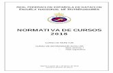 NORMATIVA DE CURSOS 2018 - Federación Navarra De Natación CURSOS ENE 2018.pdf · para la construcción de programas básicos de entrenamiento aplicables a cada una de las especialidades