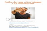 PLAZAS LIMITADAS A 15 PERSONAS!!!!! LUGAR: ... · Ananda Yoga Instituto. Ha creado he impartido talleres de relajación para chicos autistas y con síndrome de down. En la actualidad