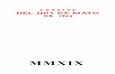 MMXIX - ejercito.mde.es · Don Pedro Velarde y Santillán nació en Muriedas (Santander) el 25 de octubre de 1779. A los 14 años ingresó en el Real Co-legio de Artillería, finalizando
