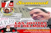 (pag. 2-3)ag. 6-7) LAS JOYITAS DE BELMONT · condena en su hoja de vida, y aun así postula en la lista de Belmont, es Jo-vino Sedano Quispe. Sedano, quien lleva el número 27, ...