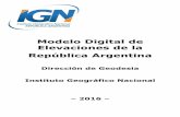 Modelo Digital de Elevaciones de la República Argentinaventas.ign.gob.ar/archivos/Informe_MDE-Ar_30m.pdf · cuarta parte de la superficie de la carta 1: 500.000. Se las nombra con