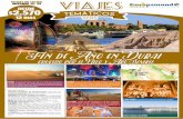 Fin de Año en Dubai - Europamundo Vacations · DUBAI, Cena de Gala de Fin de Año incluida en el hotel de Dubai. Posteriormente, salga y disfrute de los fuegos artifi-ciales, que