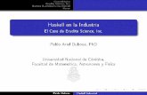 Haskell en la Industria - Pablo Duboueduboue.net/papers/charla20150909haskell.pdf · Nuestra Experiencia con Haskell Bonus FaMAF Haskell Haskell (Wikipedia) Haskell es un lenguaje