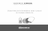 InstruccIones de usowebfiles.widex.com/WebFiles/9 514 0297 004 01.pdf · antes de empezar a utilizar el transmisor . NOTA Su transmisor y el juego adaptador de oído pueden no ser