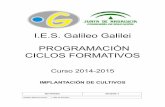 I.E.S. Galileo Galilei PROGRAMACIÓN CICLOS FORMATIVOSiesgalileocordoba.es/wp-content/uploads/2015/11/MD...y obligan a su cumplimento, pero dejan un espacio de autonomía para el siguiente