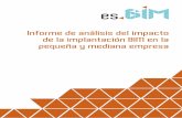 Informe de análisis del impacto de la implantación BIM en ...bim.tecniberia.es/wp-content/uploads/2016/11/GT1-Estrategia-SG1.6-PYMES.pdf · 1.INFORME DE ANÁLISIS DE IMPLANTACIÓN