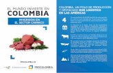 COLOMBIA, UN POLO DE PRODUCCIÓN Y DESTACADO HUB · PDF file El inventario bovino en Colombia alcanzó los 23 millones de ejemplares bovinos en 2014. Los departamentos de Antioquia,