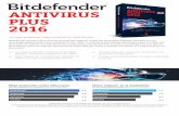 ANTIVIRUS PLUS 2016 - Bitdefenderdownload.bitdefender.com/resources/media/materials/...ANTIVIRUS PLUS 2016 La mejor protección. Mejor rendimiento. Fácil de usar. Bitdefender Antivirus