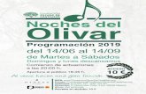 Programación 2019 del 14/06 al 14/09 · Cuarteto de Saxofones Pablo Fernández / Saxo Soprano Iris Guzmán / Saxo Alto Julia Segovia / Saxo tenor Jaime A. Serrano /Saxo Barítono