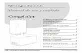 Congelador - manuals.frigidaire.commanuals.frigidaire.com/prodinfo_pdf/StCloud/297080500sp.pdfde alimentos. Sin embargo, el control de temperatura se puede ajustar para proporcionar