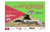 CAZA PRÁCTICA PERROS DE MUESTRA CACT -CACIT · XXVIII Campeonato de España de Caza Práctica –Perros de Muestra FRANCOS RODRIGUEZ 70, 2º PLANTA –28039 MADRID. Tel. 91 311 14
