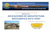 Asociación Peruana XIX Simposio Peruano de Energía Solar ...º.pdfProyecto Lugar Diseño Arq. Simula-ción Comp. Construcción e Implementación Monitoreo y Evaluación FINCyT Ayacucho