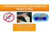 Prevención primaria y secundaria de n primaria y secundaria de … · 2011-11-23 · signo de prohibido con ... (OSHA), nos debemos proteger con guantes: 1. ... deben utilizarse
