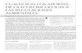 CUALES SON LOS APORTES DE LA ECOTOXICOLOGÍA A LAS ...aargentinapciencias.org/wp-content/uploads/2018/01/... · Primavera Silenciosa, sobre la decli-nación de las poblaciones de
