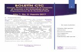BOLETÍN CTC - COMECSO · finalidad de avanzar en un proceso de institucionalización de los más de 470 mecanismos, en donde participan 14,689 ... Dentro de la información requerida