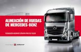 ALINEACIÓN DE RUEDAS DE MERCEDES-BENZ · 2018-05-16 · todos los camiones e instalaciones de montaje de ejes de Mercedes-Benz del mundo. • Hace 45 años que Josam es un proveedor