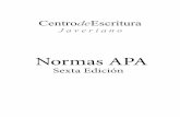 Normas APA - fundacionkoinonia.com.ve APA... · 2018-12-22 · que el contenido expuesto en el presente documento es producto del Centro de Escritura Javeriano para facilitar su uso.