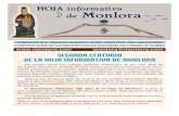 SEGUNDA CENTURIA DE LA HOJA INFORMATIVA DE MONLORAmonlora.com/hoja/hoja630.pdf · 2019-02-07 · 1 fundada en 1918 - monasterio de monlora - nº 630 - enero 2019 - dep. legal z-2126/87
