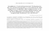 Análisis Constitucional-Tributario de la armonización e ...derecho.usmp.edu.pe/Boletin/IRPF_2013.pdf · y que se grafican en el numeral IV de esta monografía de investigación.