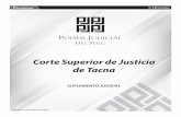 Corte Superior de Justicia de Tacna · En el proceso de obligación de dar suma de dinero, segui-do en el Expediente N° 01428-2017-0-2301- JP-CI-02, que sigue Banco Pichincha del