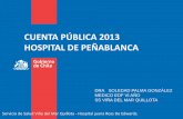 CUENTA PÚBLICA 2013 HOSPITAL DE PEÑABLANCAhospitalpeñablanca.cl/ssvq/site/artic/20170928/asocfile/20170928111752... · Historia • 1912 El 4 de febrero se inaugura como sanatorio