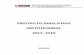 PROYECTO EDUCATIVO INSTITUCIONAL 2014 -2018ispchota.edu.pe/Archivos/PEI 2014-2018 ISEP NTRA. SRA DE CHOTA.pdf · 4.11. Política de autogestión y generación de recursos económicos