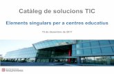Elements singulars per a centres educatiuseducacio.gencat.cat/documents/PC/Equipaments/Cataleg_serveis_TIC_2017.pdf · ampliació dels serveis bàsics Pressupost TIC ... FITXES DETALLADES