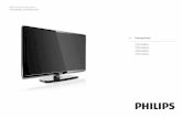 LV Rokasgrāmata - Philips...Nekad neizmantojiet televizora tīrīšanai tādas vielas kā spirtu, ķimikālijas vai sadzīves tīrīšanas līdzekļus. • Lai nepieļautu deformāciju